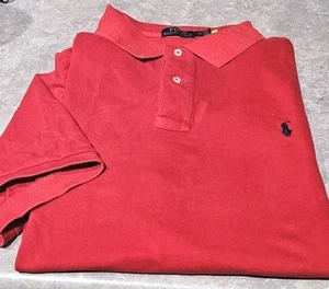 POLO RALPH LAUREN - Red Pique Cttn, Herren SS/2 Bttn, Sommer Poloshirt (2.XLT) - Bild 1 von 3