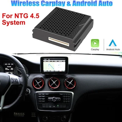 Wireless Carplay Android Auto Decoder For Mercedes-Benz A Class 2012-2015 NTG4.5 Foto 1 de 4