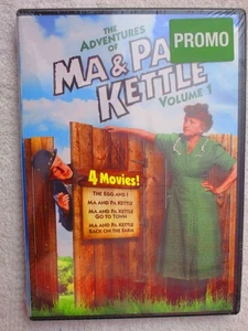 The Adventures of Ma and Pa Kettle: Volume 1 DVD (1951, 4 Movies) - Imagen 1 de 2