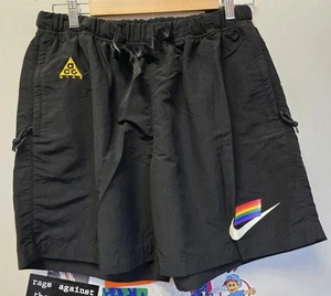 Nike ACG Pride Nylon Shorts Size Medium - Picture 1 of 7