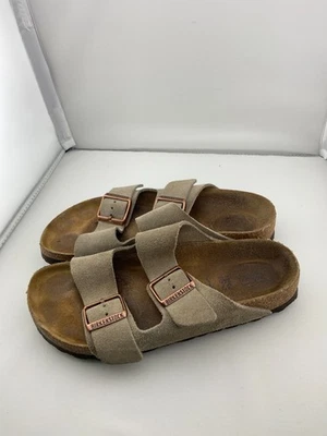Birkenstock Arizona Suede Womens Taupe Sandals Ladies US 37/6 - Image 1 of 3