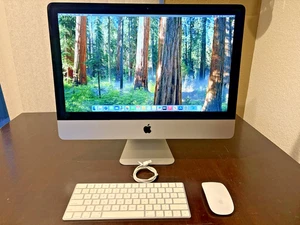 Apple iMac 21" 2019 4K i3-8100 @ 3.6GHz 16GB RAM 512GB SSD Pro 555X 2GB SEQUOIA_ - Picture 1 of 19
