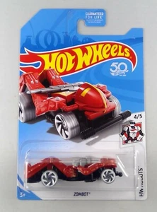 Mattel Hot Wheels HW Robots Zombot 4/5 Treasure Hunt MIB - Picture 1 of 2