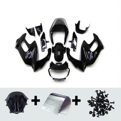 For 1997-2005 VTR1000F Super Hawk 1000 Honda Black Fairings Plastic Bodywork Kit — 第 1/4 张图片