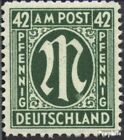 Bizonal (Allied Cast) 31B dentate 11:11,5 used 1945 on-Post