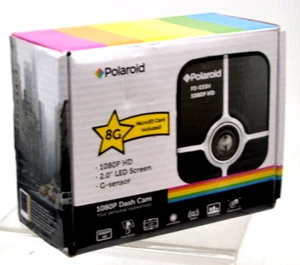 Cámara de tablero Polaroid 1080P HD 2.0" LED PD-E53H negra - Imagen 1 de 2