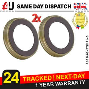 2X ABS MAGNETIC RING FOR FORD FIESTA (2001-2010) REAR LEFT AND RIGHT - Picture 1 of 7