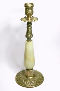 Vintage Messing Marmor Stein Kerzenständer - 10" Kerzenständer - m3 - Bild 1 von 15
