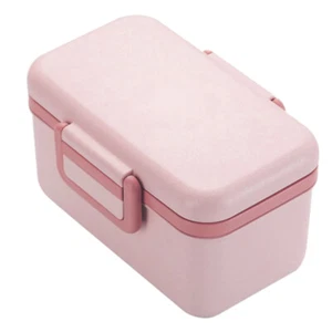 Japanese Style Square Box Lunch Container Lunch Food Container Set - Picture 1 of 12