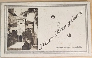 20 cartes postales haut koenigsbourg dans carnet détachable photos anciennes - Imagen 1 de 6