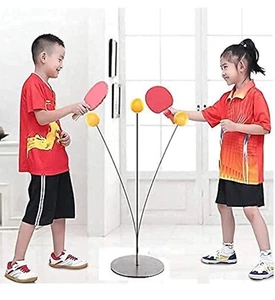 Ping Pong Auto Entrenador Tenis de Mesa con Pelotas Suaves Elásticas Interior Exterior - Imagen 1 de 6