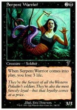 Serpent Warrior X4 (7th Edition) MTG (NM) *CCGHouse* Magic