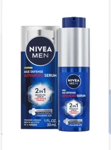 Nivea Men Age Defense 2-in-1 Advanced Serum 1 flüssige Unzen Flasche (30 ml) - Bild 1 von 2