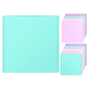 10 Sheets Cash Stuffing Envelopes Money Wallet Plastic 5 Colors Card Pockets - Picture 1 of 16