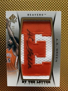 2012-13 SP Authentic by the letter A.C Green 4/50 OREGON STATE - Bild 1 von 2