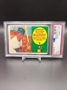 Set Break 1960 TOPPS Baseball VG PSA 3 #316 Willie Mccovey Rookie Card RC HOF 