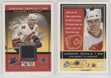 2003 Pacific Quest for the Cup Authentic Game-Worn Jerseys Jarome Iginla #3 HOF