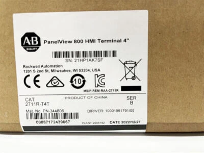 Allen-Bradley 2711R-T4T AB 2711RT4T PanelView 800 4-inch HMI Terminal New Sealed - Image 1 of 4