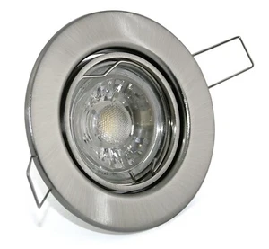 3-10 LED Einbaustrahler 230V Einbau-Leuchten Spots Lampe 5W Decke GU10 SET - Bild 1 von 28