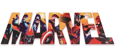 Marvel Avengers IRON MAN Letter L   3D Lenticular Wall Decor Open Road 10X8 Cover