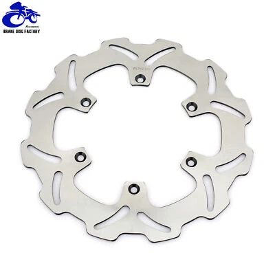 Solid Front Brake Disc Rotor For Suzuki DRZ400E DRZ400S 00-10 RM125 RM250 89-12 - Image 1 of 4