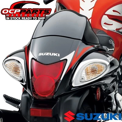 NOVO 2008 - 2020 GENUÍNO SUZUKI HAYABUSA ACABAMENTO DE LANTERNA TRASEIRA CROMADA 99000-99013-K15 - Imagem 1 de 3