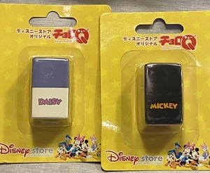 Choro Q Disney Store Japan Mini  Bus Lot Of 2 Mickey Daisy New - Picture 1 of 6