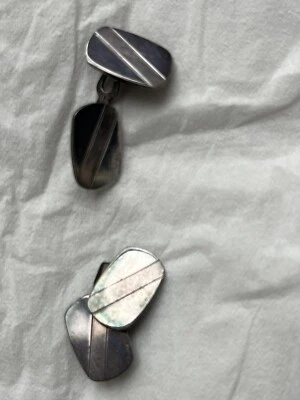 Gemelli argento 925 vintage  - Immagine 1 di 4