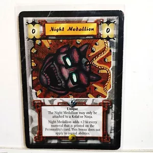 NIGHT MEDALLION -- LEGEND OF THE 5 RINGS CCG -- EMERALD EDITION -- NM - Bild 1 von 1