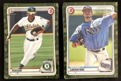 2020 Topps Bowman Baseball Cards Green Camo Prospect Cards (BP-#) Lot You Pick - Image 1 of 2