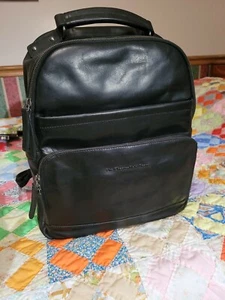 Chesterfield Leather Backpack Black Austin - Picture 1 of 5
