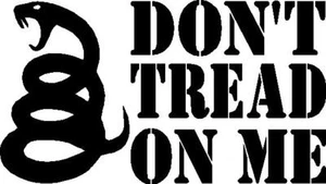 Don't tread on me decal vinyl window sticker - Bild 1 von 1