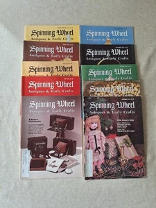 Lot 10 Vintage The Spinning Wheel Magazine 1978 Full Year Antiques Early Crafts - Picture 1 of 6
