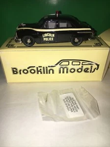 Brooklin Models 1/43 BRK51A 003 1951 Ford Forder Lincoln Police 1 Of 1000 Mint - Picture 1 of 7