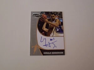 2009 PRESS PASS FUSION GERALD HENDERSON AUTOGRAPH ON CARD, SILVER INSERT - Bild 1 von 1