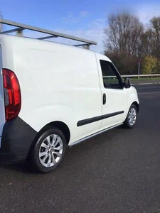 Chrome Stainless Steel 2" Side Bars + Downlights For Fiat Doblo SWB 2010 - 2022 - Picture 1 of 10
