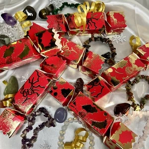 Crystal Cracker Gemstone Crackers Surprise Unique Gift Christmas Cracker - Imagen 1 de 3