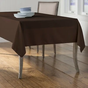 LA Linen Polyester Poplin Rectangular Tablecloth, 60 by 102-Inch.  Made in USA - Picture 1 of 78