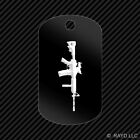 M4 SOPMOD Keychain GI dog tag engraved many colors M-4 M-16 M16