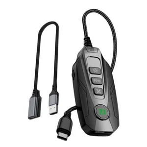 Easy USB Mini Sound Card 7.1 Channel External Sound Card Adapter Wide Compatible - Afbeelding 1 van 8