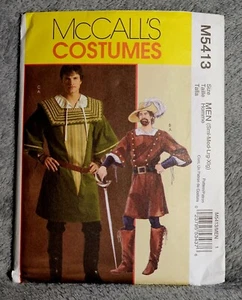 Ren Faire Renaissance Kostüm McCalls M5413 Herren Mittelalter Freibeuter S-XL UNGESCHNITTEN - Bild 1 von 3
