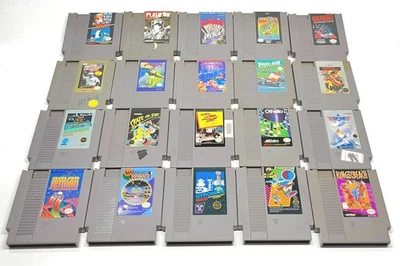 Lot of 20 Nintendo Entertainment System NES Games — 第 1/4 张图片