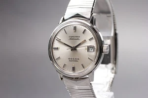 [Near MINT] Longines Admiral 5 Star Silver Dial Date Automatic Men's Watch - Bild 1 von 11
