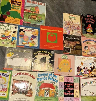 Children’s Scholastic Paperback Picture Books 1990’s Lot Of 18 - Image 1 of 4