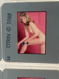 29 VTG 1980's CITRIN Color Photo 35mm Slides Nude Blonde Skinny Glamour Model - Picture 1 of 10