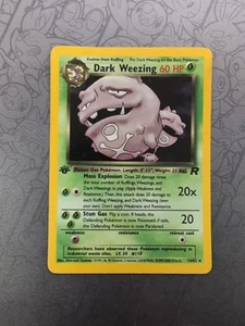 Dark Weezing 31/82 Team Rocket Regular - Picture 1 of 4