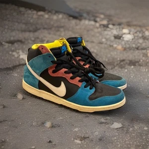 7038) Nike Dunk Pro SB High “Bazooka Joe” Black/Blue 305050-410 Men’s Size 11.5 - Picture 1 of 8