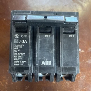ABB THQB32070; 3P 70A 240V BOLT-ON CB - Bild 1 von 4