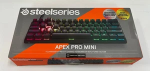 NEW SteelSeries Apex Pro Mini 60% V2 Wired Mechanical Gaming Keyboard – Black - Picture 1 of 1