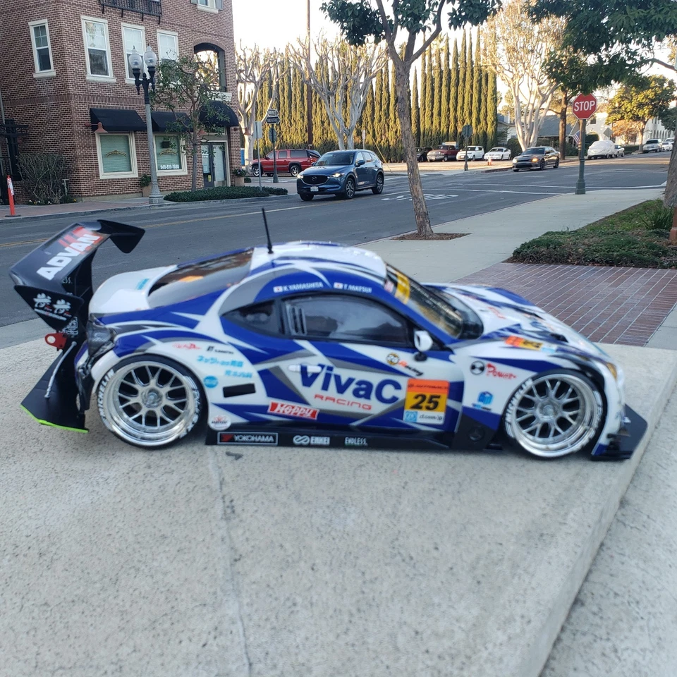 Pintura personalizada 1/10 GR86 JDM 4Tec-2 drift HPI RDS DC10 YD2 MST TT02 solo cuerpo Foto 1 de 4